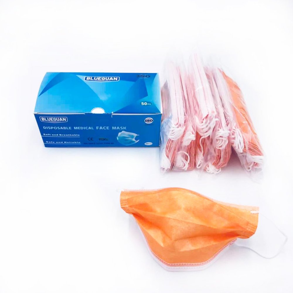 FDA / CE approved Disposable Medical Face Mask 50C